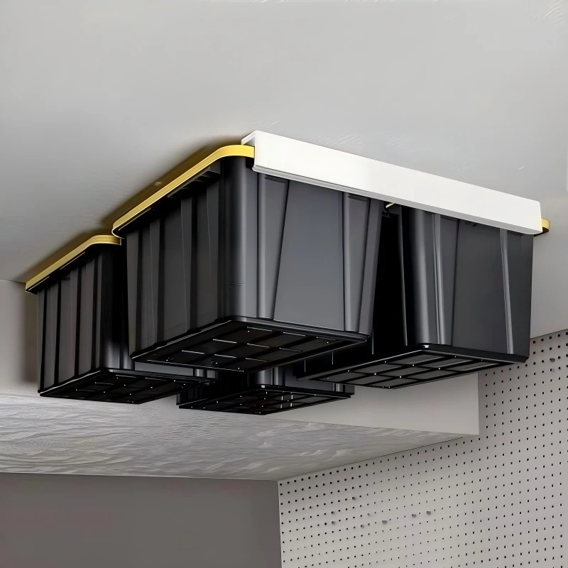 Overhead Storage Bin Rail System Overhead Storage Bin Rail System